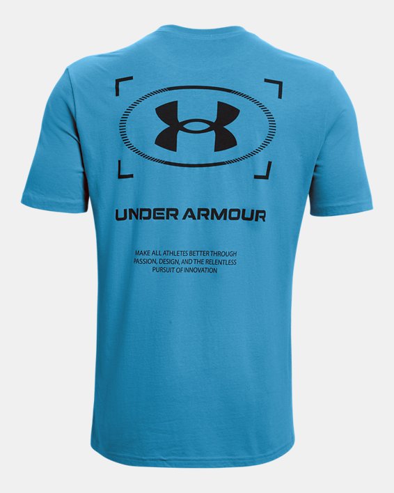Men's UA Utility Graphic Short Sleeve, Blue, pdpMainDesktop image number 5
